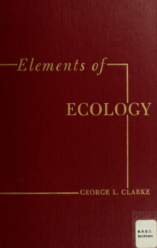 Elements of  ECOLOGY