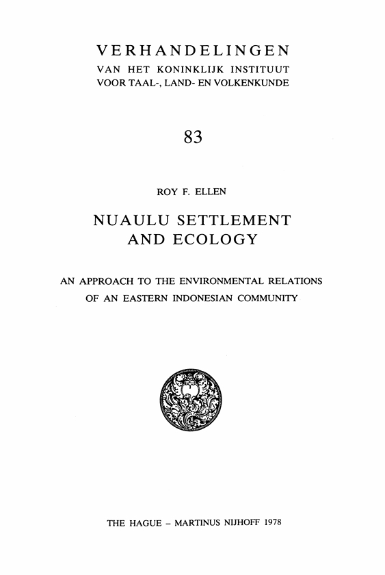 NUAULU SETTLEMENT  AND ECOLOGY