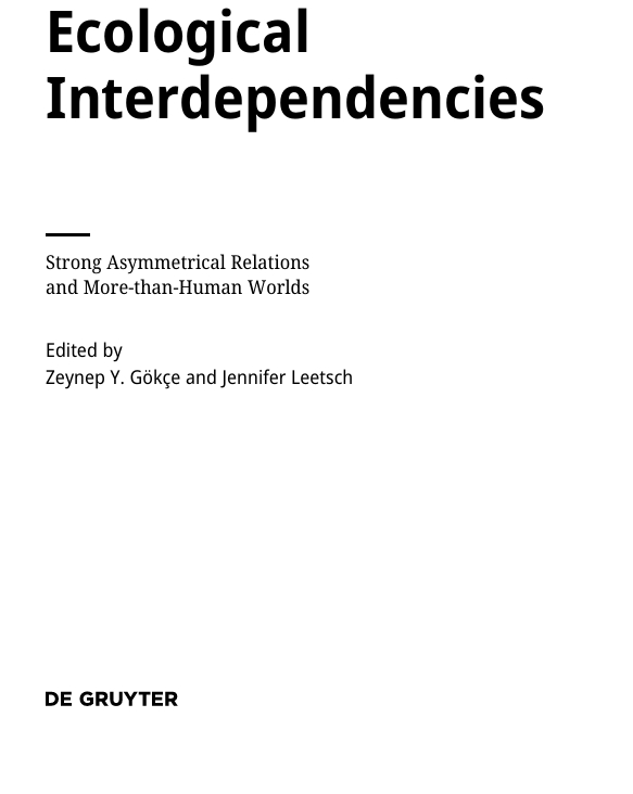 Ecological  Interdependencies